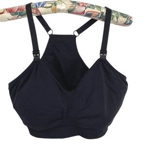 Kindred Bravely Black Nursing Pumping Bra Womens Med Wireless Maternity Comfort